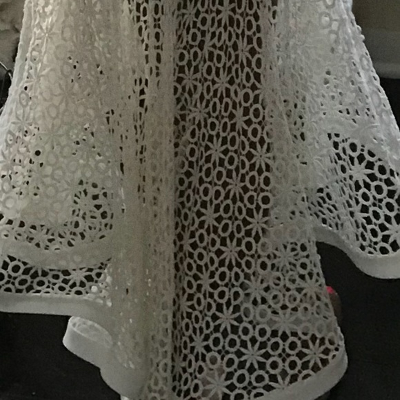 Crochet Dress with Scalloped Hem Hi/Low - Picture 5 of 5